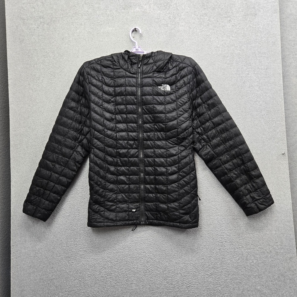 The North Face Men Jacket XXL Black Nylon Thermoball Trekker Puffer Quilted READ